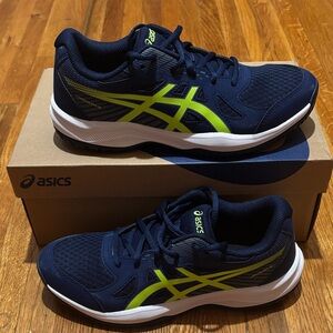 ASICS UPCOURT 6 GS Blue/Yellow Kids US 6 WD
